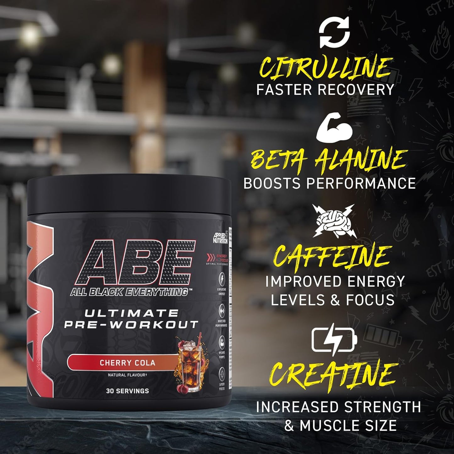 Applied Nutrition ABE Pre Workout Ingredients