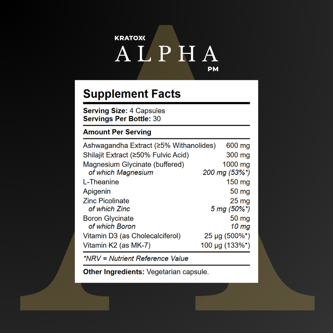 Alpha PM - Men's Health & Sleep Support