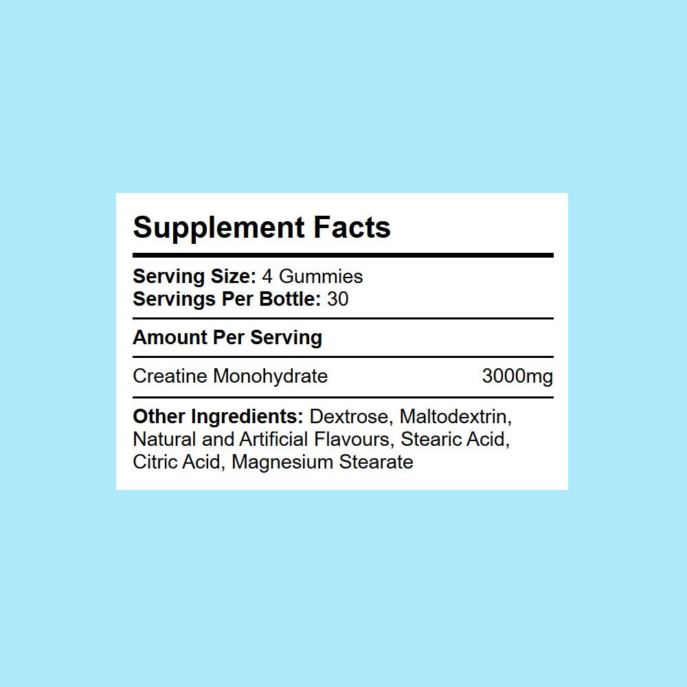 Creatine Gummies - 30x 3g Servings