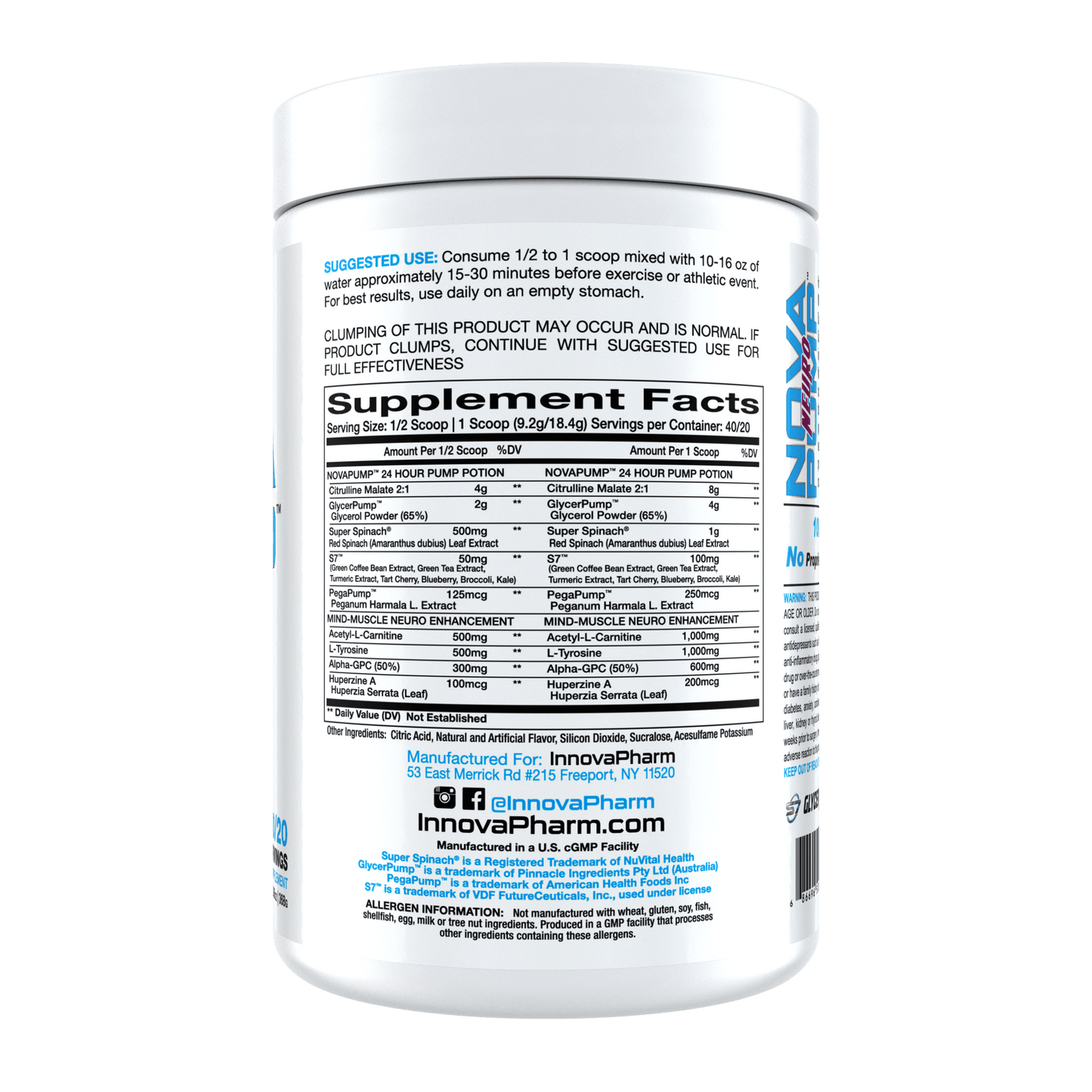 NovaPump Neuro product label