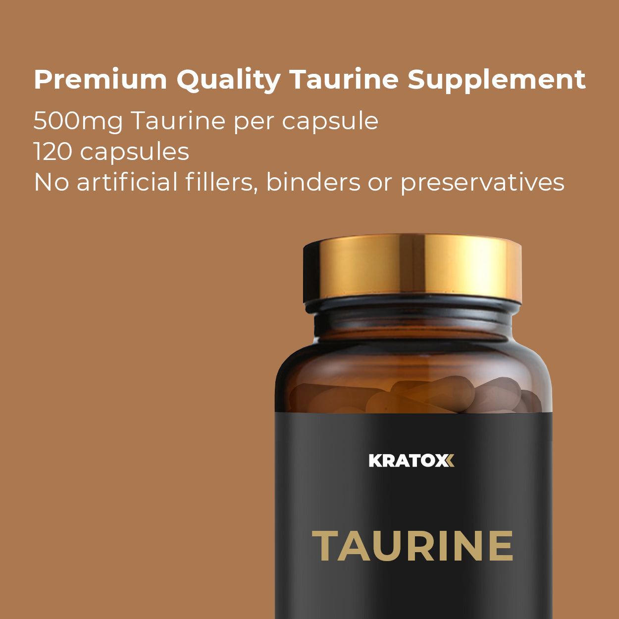 Premium quality taurine supplement