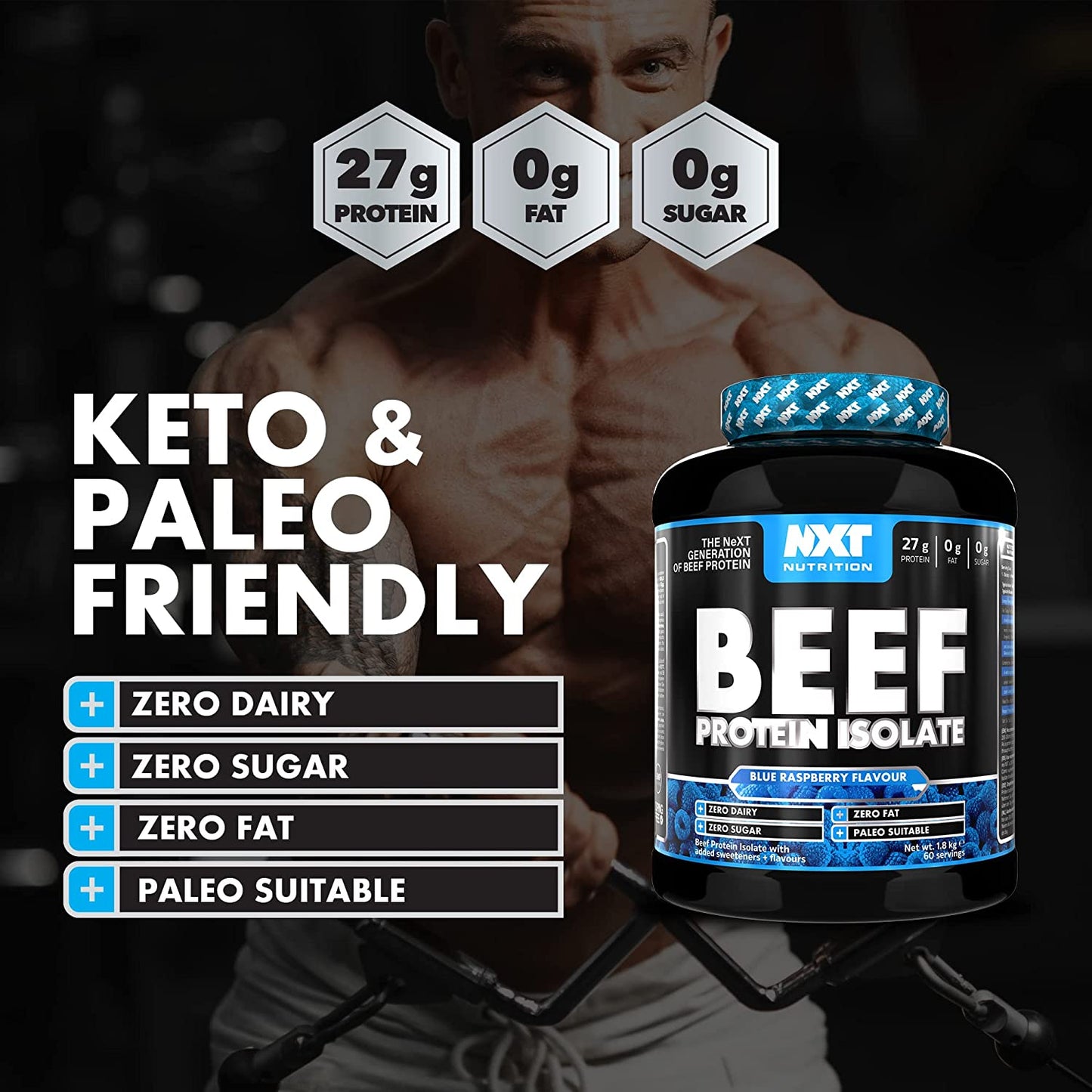 nxt beef protein isolate - keto & paleo