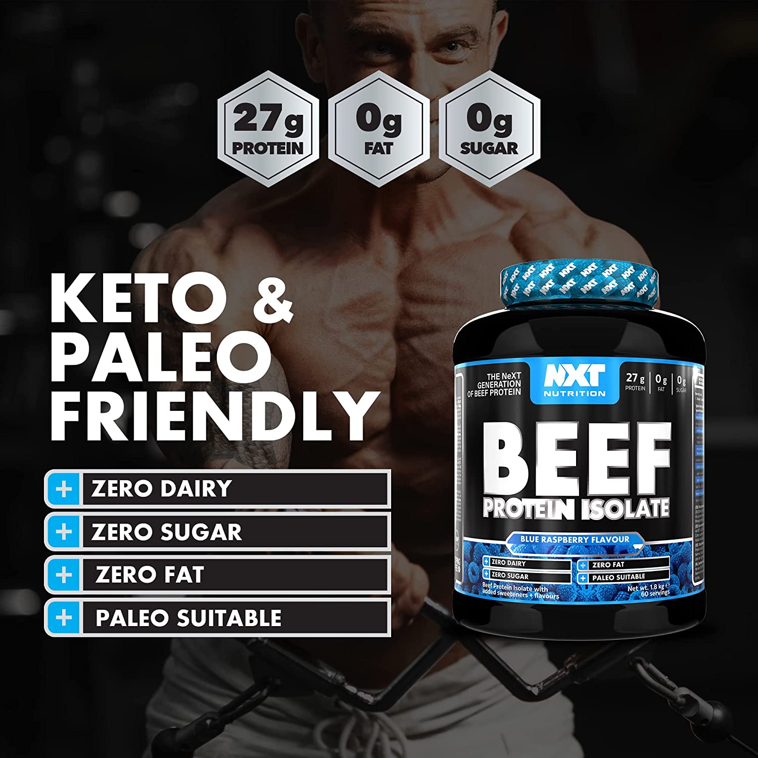 nxt beef protein isolate - keto & paleo