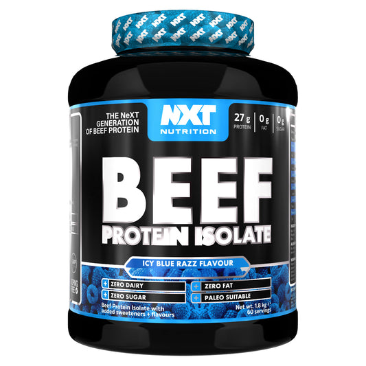 beef protein isolate - icy blue razz flavour