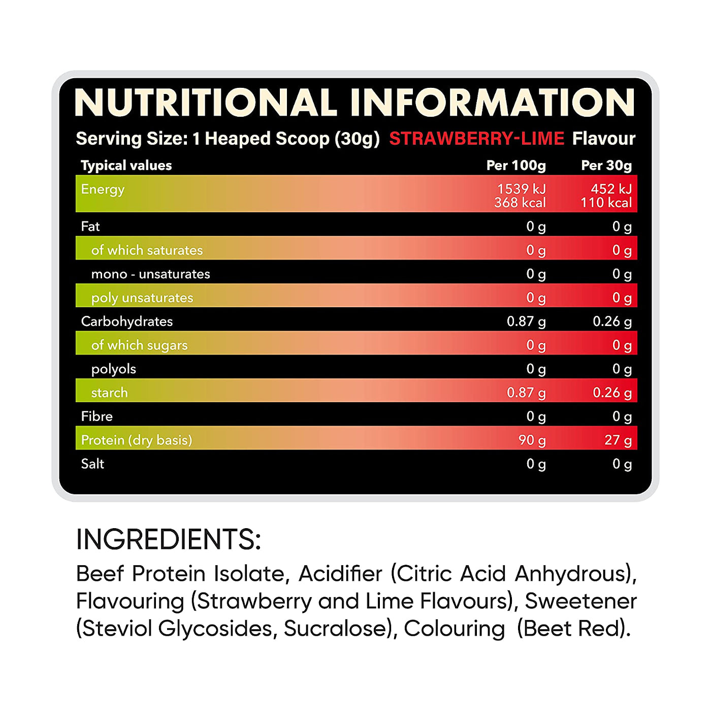 nxt beef protein isolate sachets