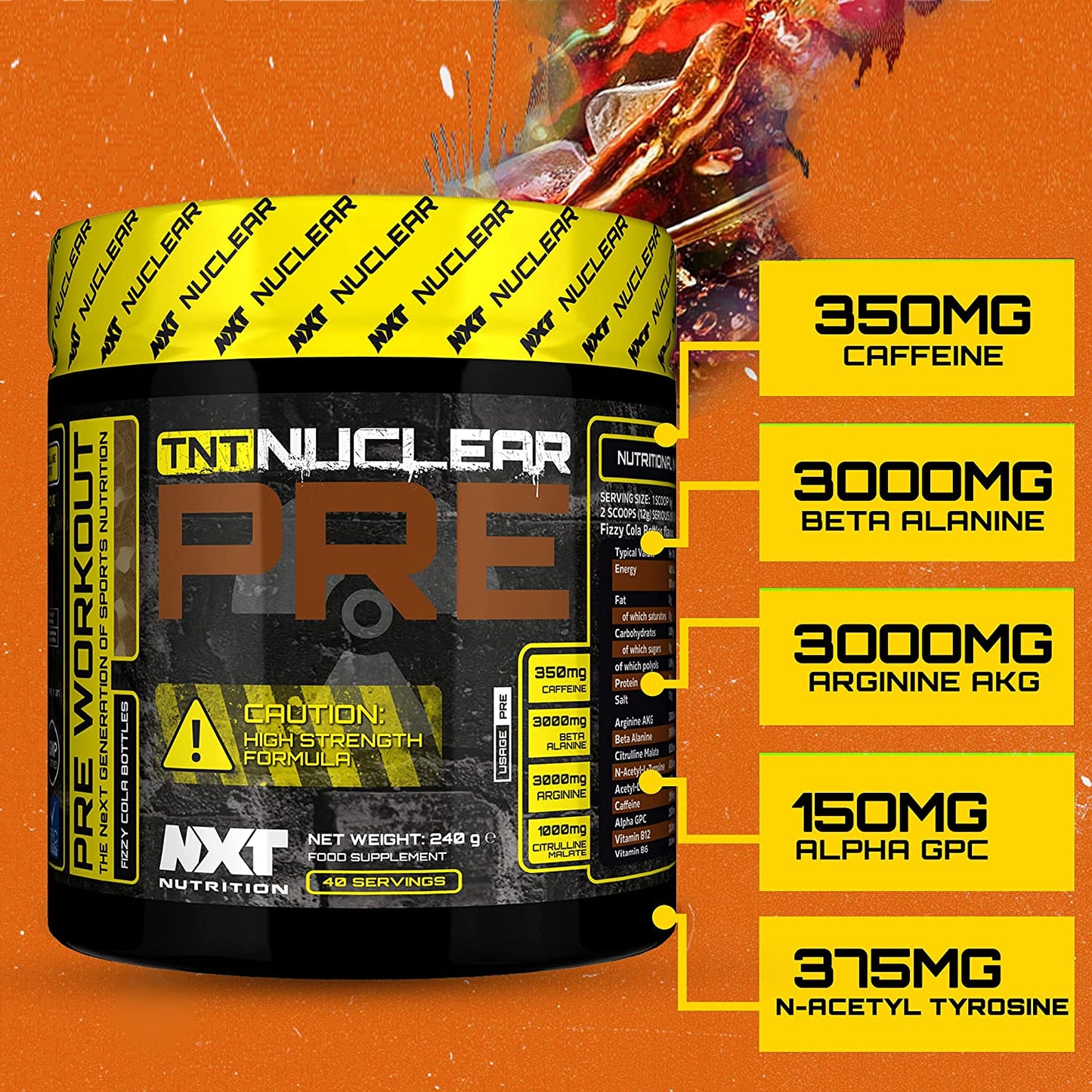 TNT Nuclear Pre Workout