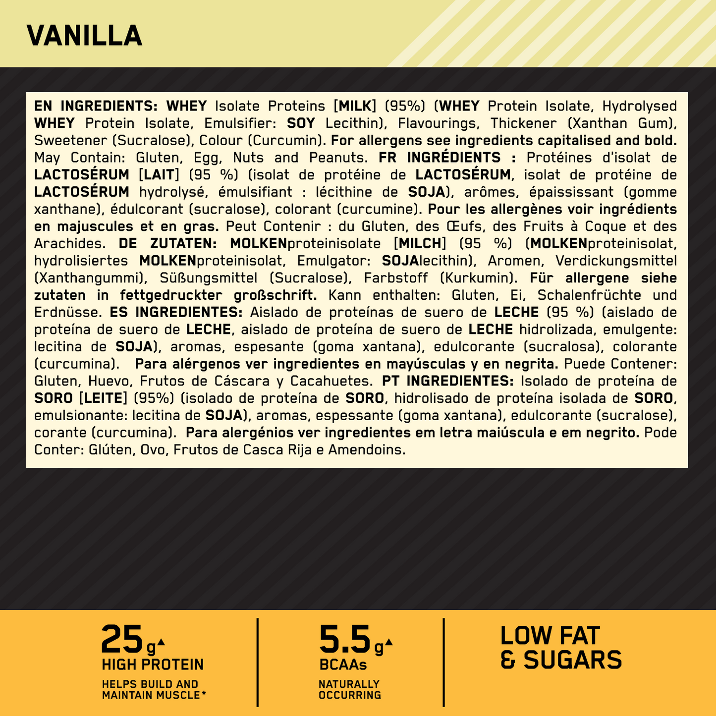 Gold Standard 100% Isolate - 930g