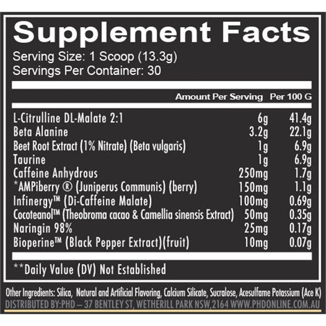 Redcon1 Total War Pre Workout - Blue Raspberry