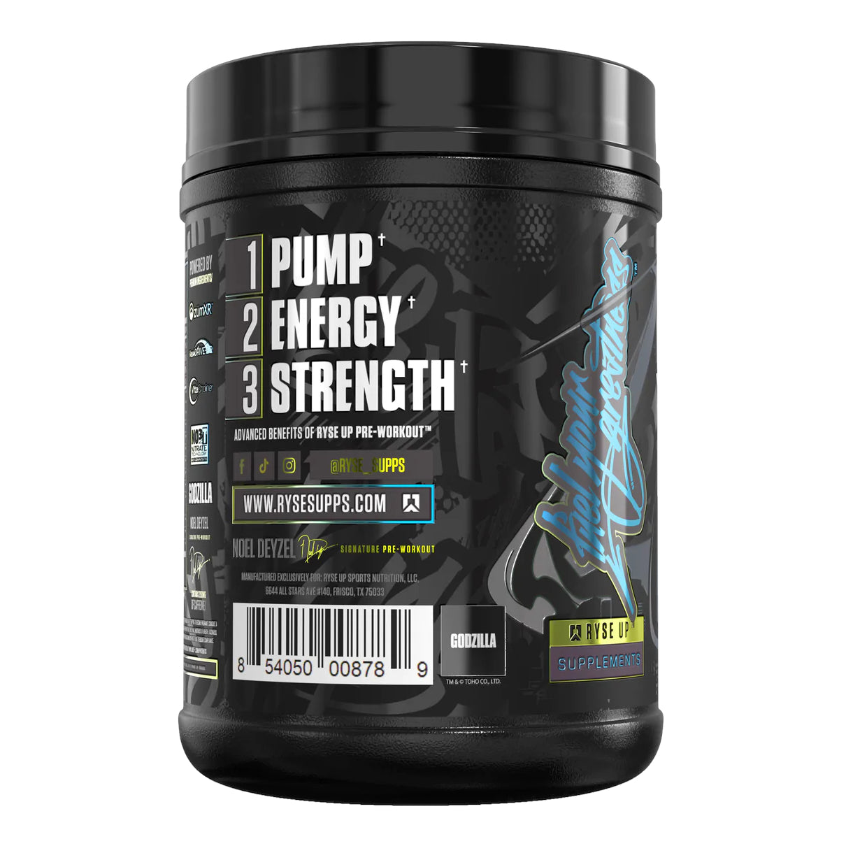 Godzilla Pre Workout - Pump, Energy, Strength, Focus.