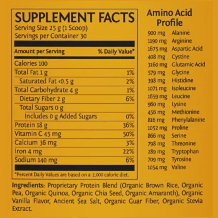 Sunwarrior Classic Plus Label