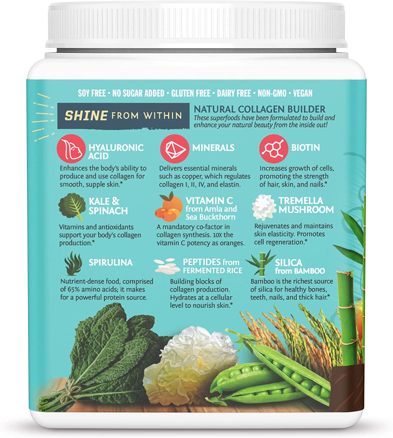 Sunwarrior Collagen Building Protein Peptides - 500g
