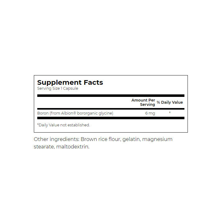 Swanson Boron - Nutrition