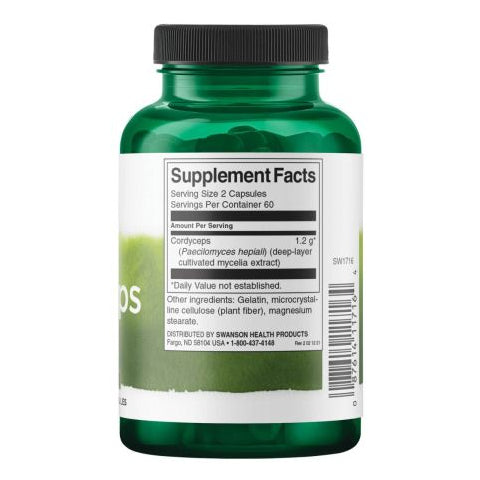 Cordyceps 600mg - 120 Capsules