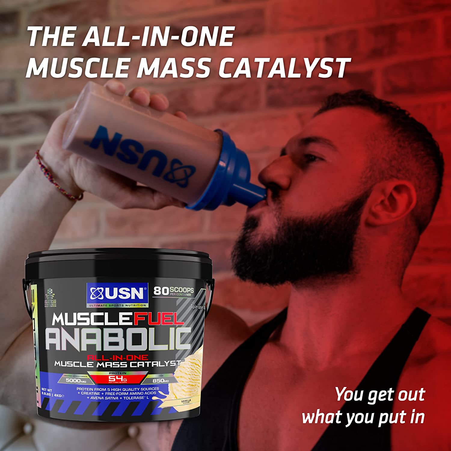USN Muscle Fuel Anabolic - the all-in-one muscle fuel catalyst