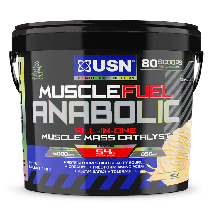 Vanilla flavoured USN Muscle Fuel Anabolic