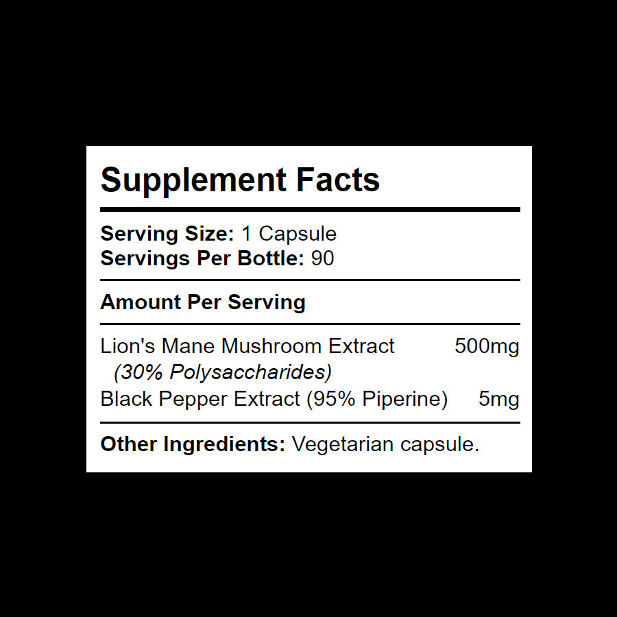 Lion's Mane supplement