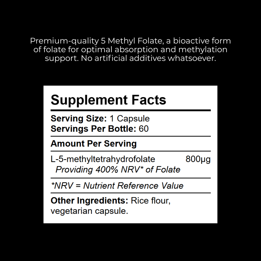 Methyl Folate - 60x 800mcg