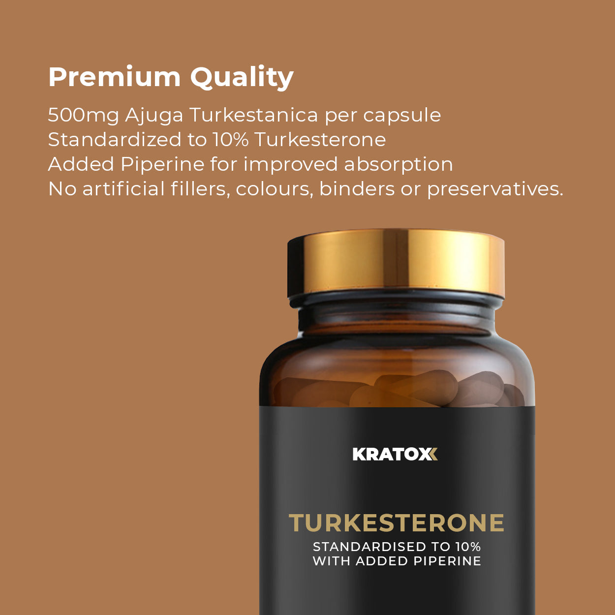Turkesterone - known to help improve testosterone levels