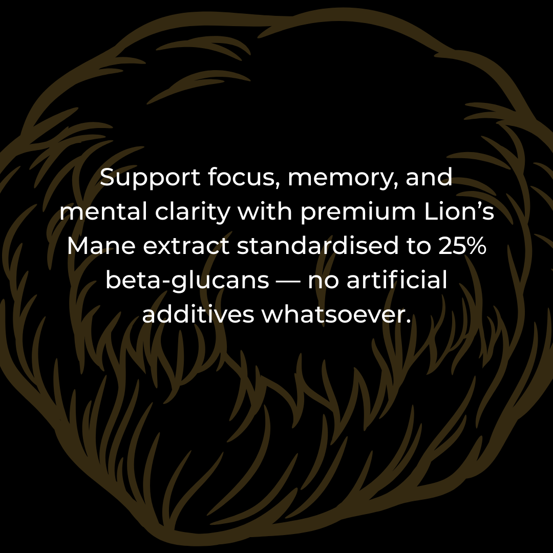 Lions Mane (25% Beta-Glucans)