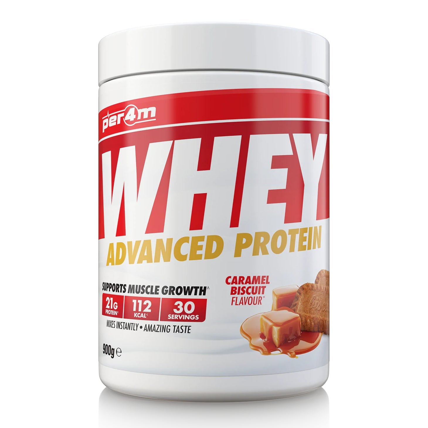 Per4m Whey Protein - Carmel Biscuit / Biscoff flavour