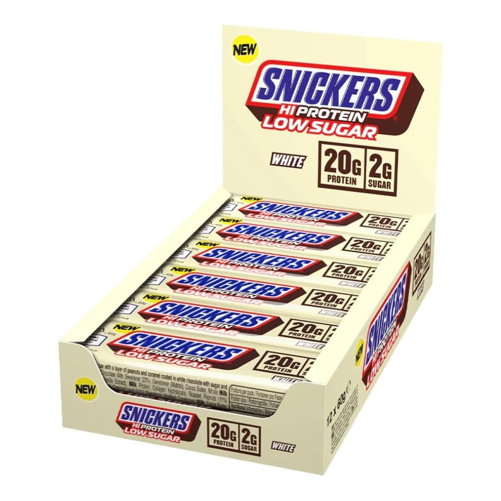 Snickers Hi Protein Low Sugar Bars - 12x 57g