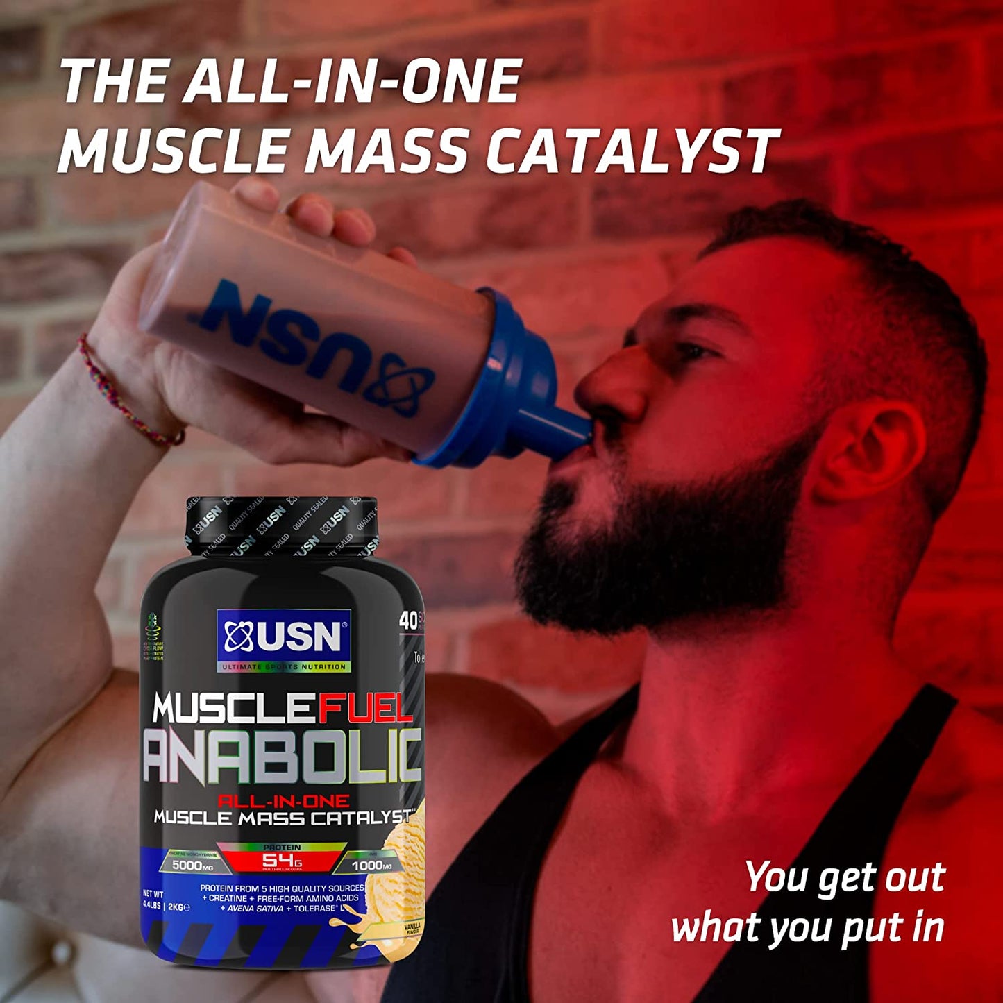 USN Muscle Fuel Anabolic - the all-in-one muscle mass catalyst